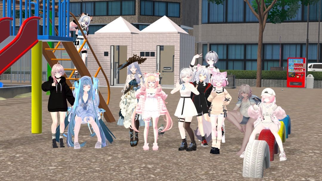 VRChatワールド紹介 木編公園～都会のオアシス～ Kiamu Park-Urban Oasis- 6