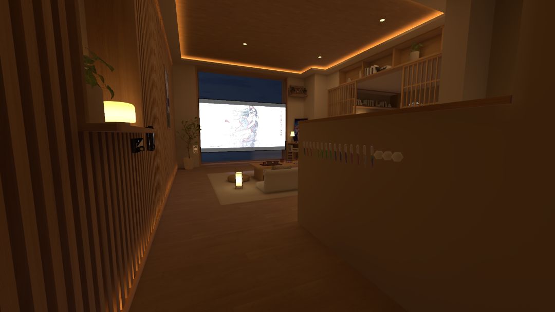 VRChatワールド紹介 夜灯 サムネイル