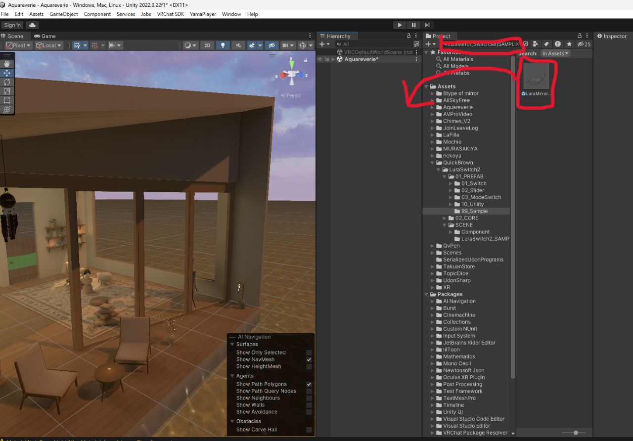 VRChatのワールドにミラーを設置する方法