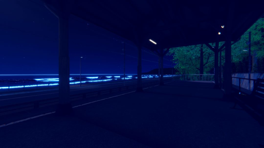 VRChatワールド紹介 Re․Aurora ~海に還る星~ 1