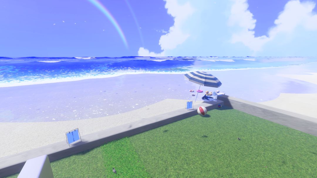 VRChatワールド紹介 プライベートビーチ 3