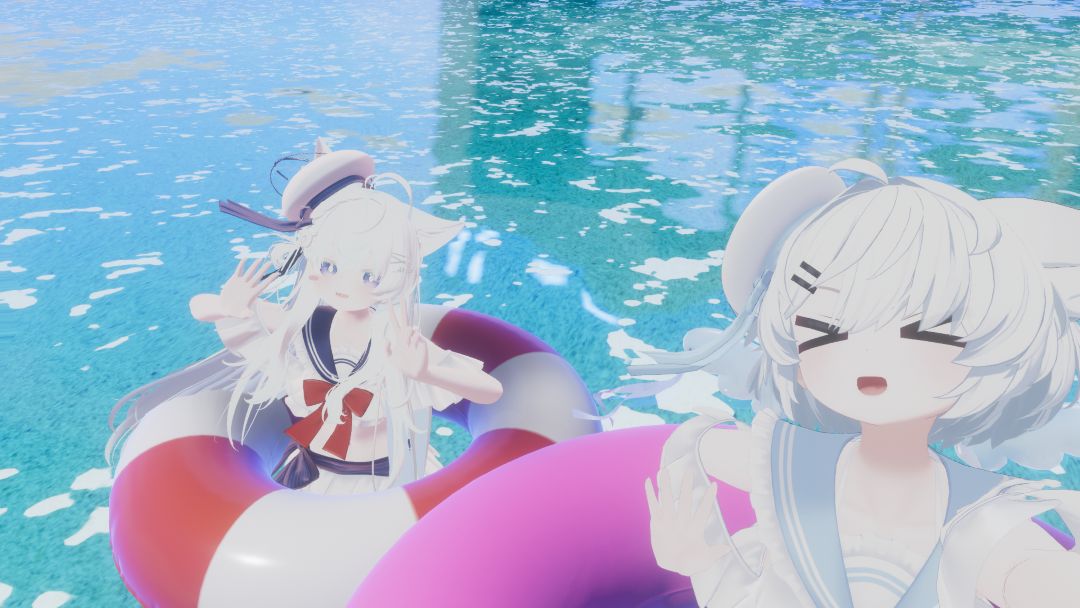 VRChatワールド紹介 プライベートビーチ 4