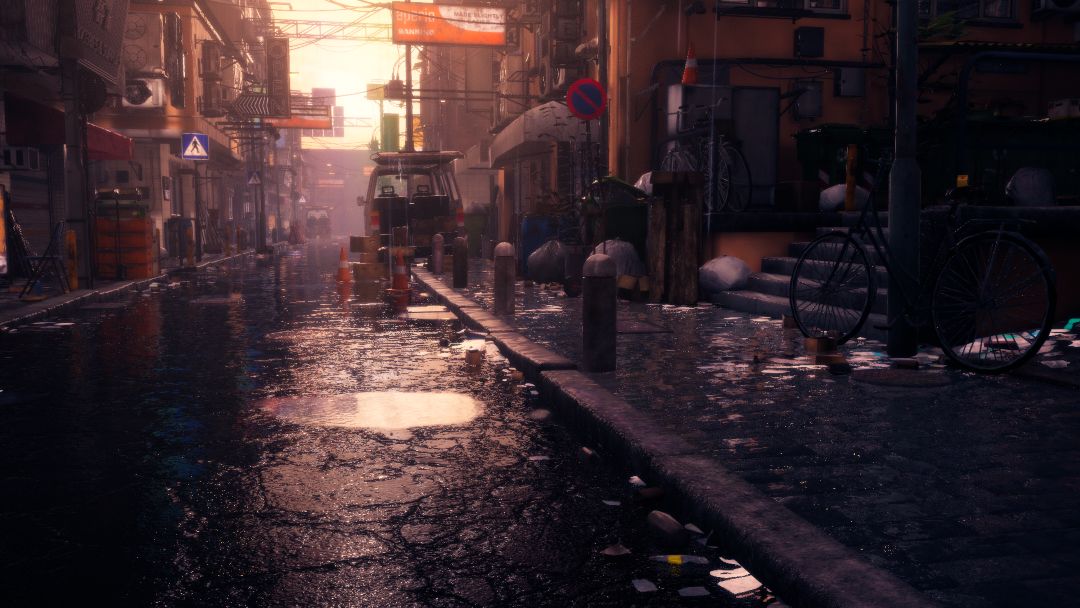 VRChatワールド紹介 小雨のあの日-A drizzly day 3