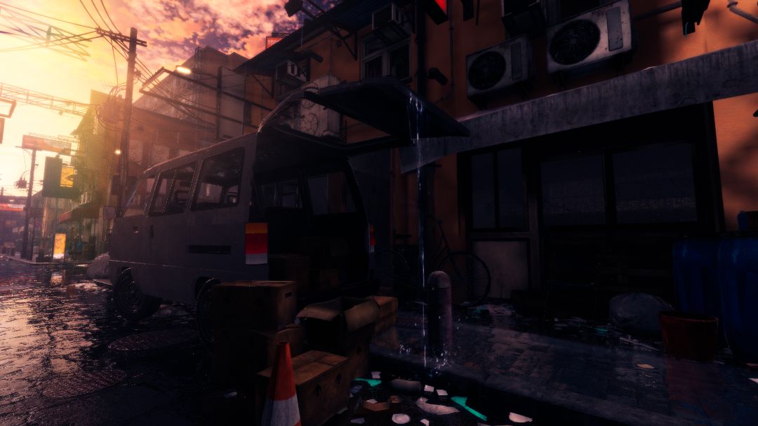 VRChatワールド紹介 小雨のあの日-A drizzly day 4