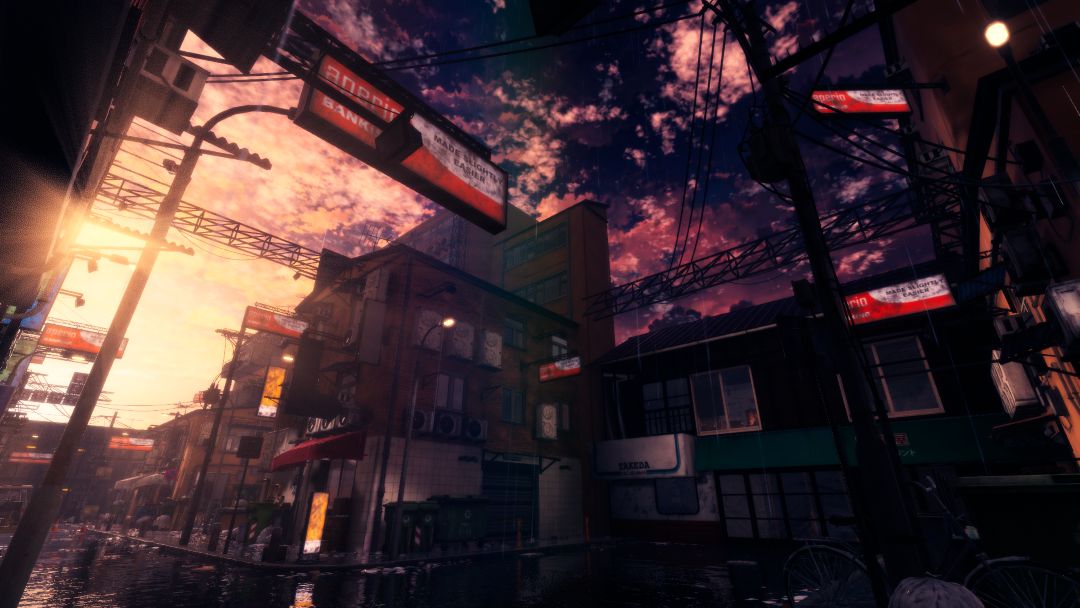 VRChatワールド紹介 小雨のあの日-A drizzly day 5