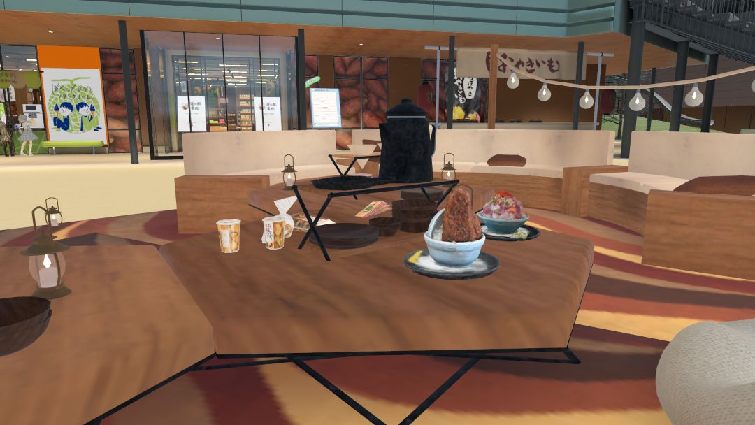 VRChatワールド紹介 Honda Motanion Hub 道の駅常総 4