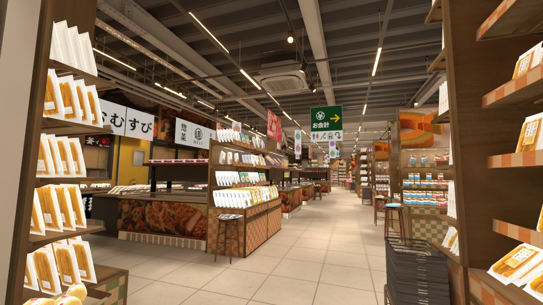 VRChatワールド紹介 Honda Motanion Hub 道の駅常総 6
